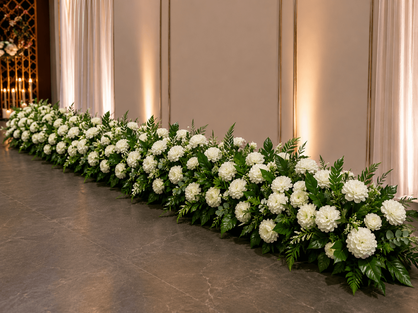 ARTIFICIAL FLOWER RUNNER - ARTIFICIAL FLOWERS Hire Brisbane