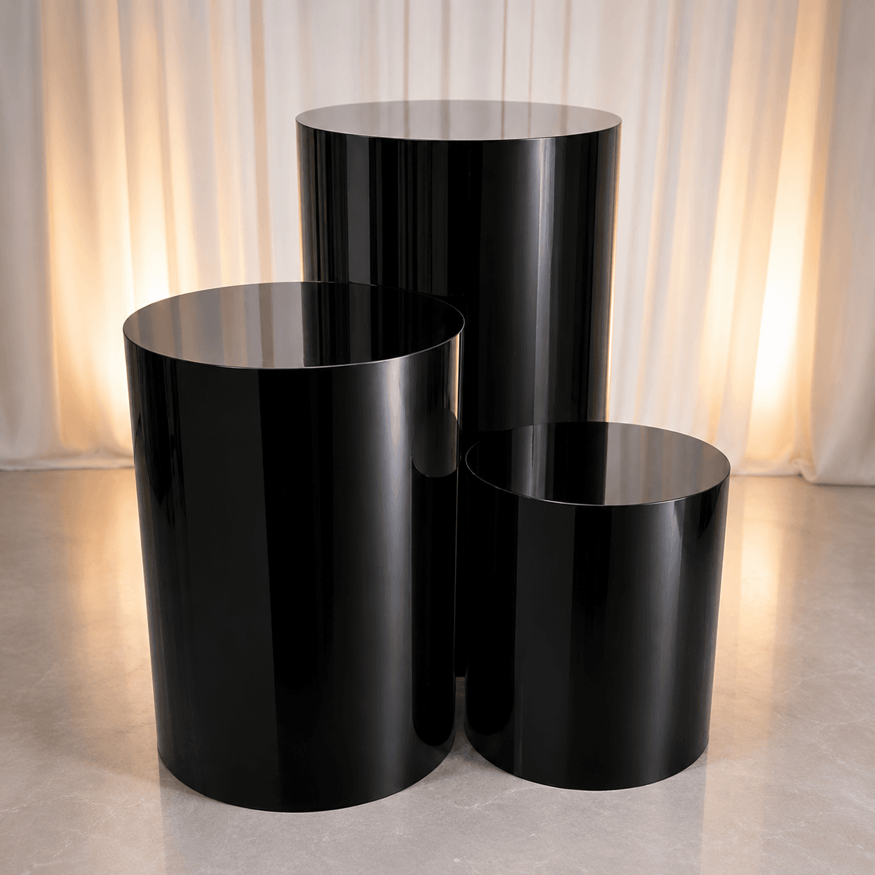 BLACK PLINTHS - PLINTHS Hire Brisbane