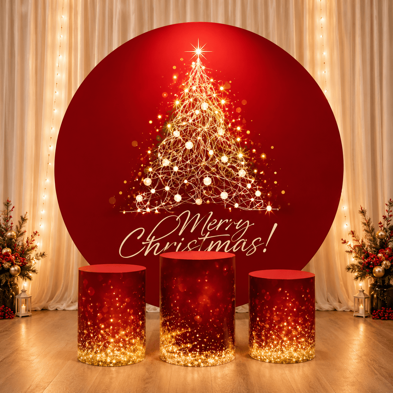 MERRY CHRISTMAS BACKDROPS - THEMED BACKDROPS Hire Brisbane